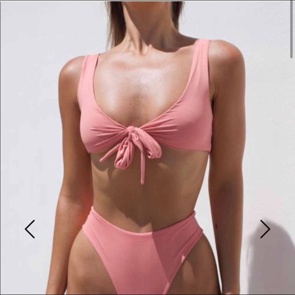 437 Swim Kenzie Top In Rose